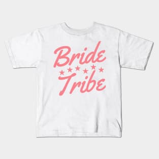 Bride Tribe. She Said Yes. Cute Bride To Be Design Kids T-Shirt